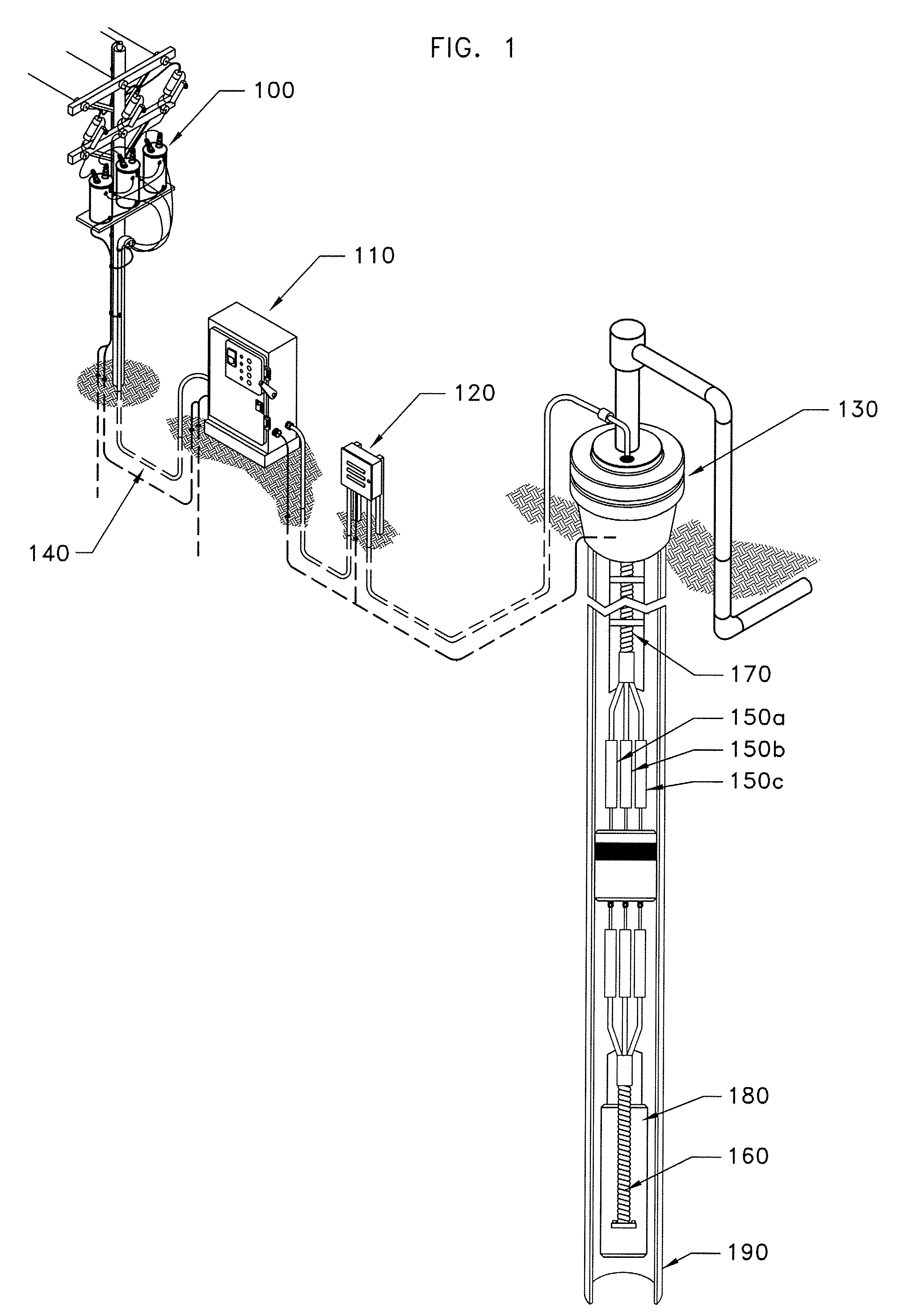 Down hole electrical connector and method for combating rapid decompression