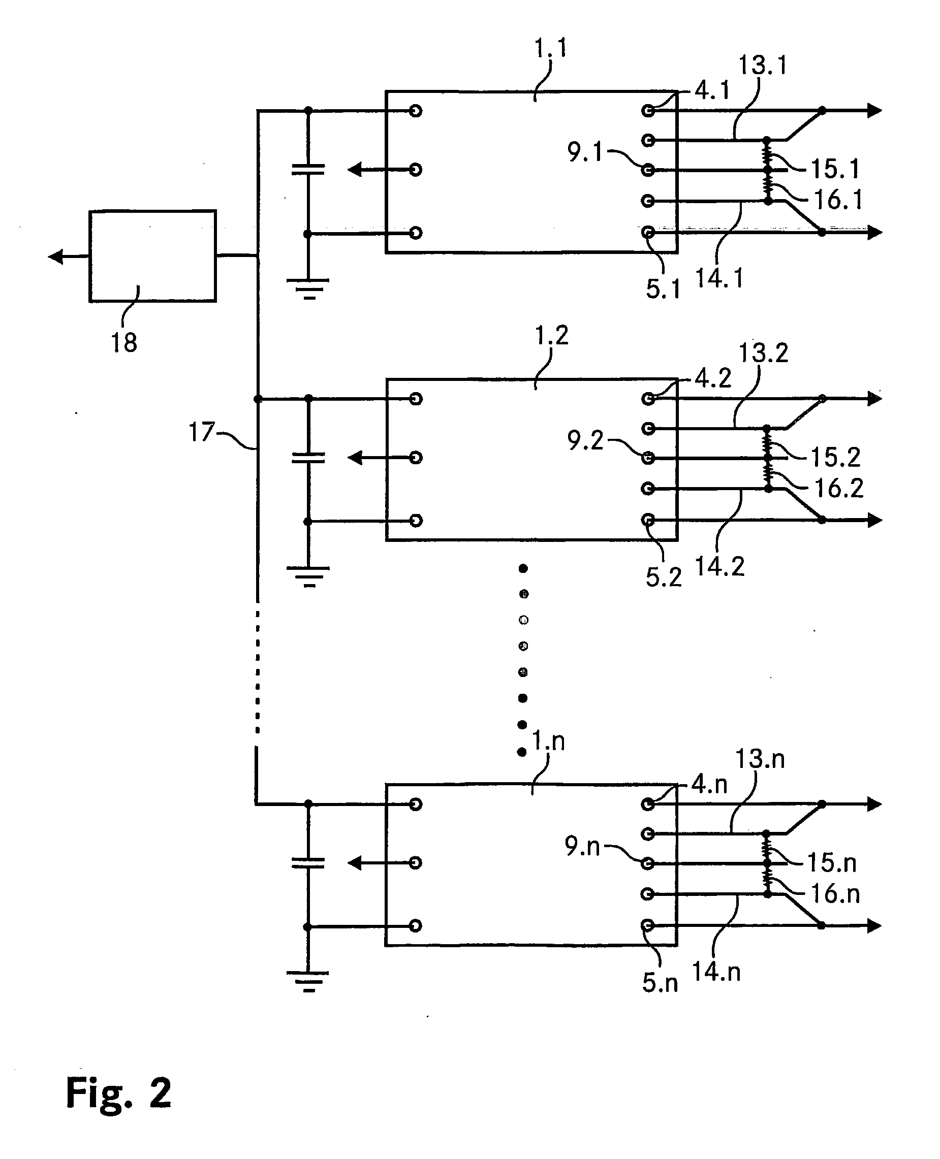 Dc dc switching converter device
