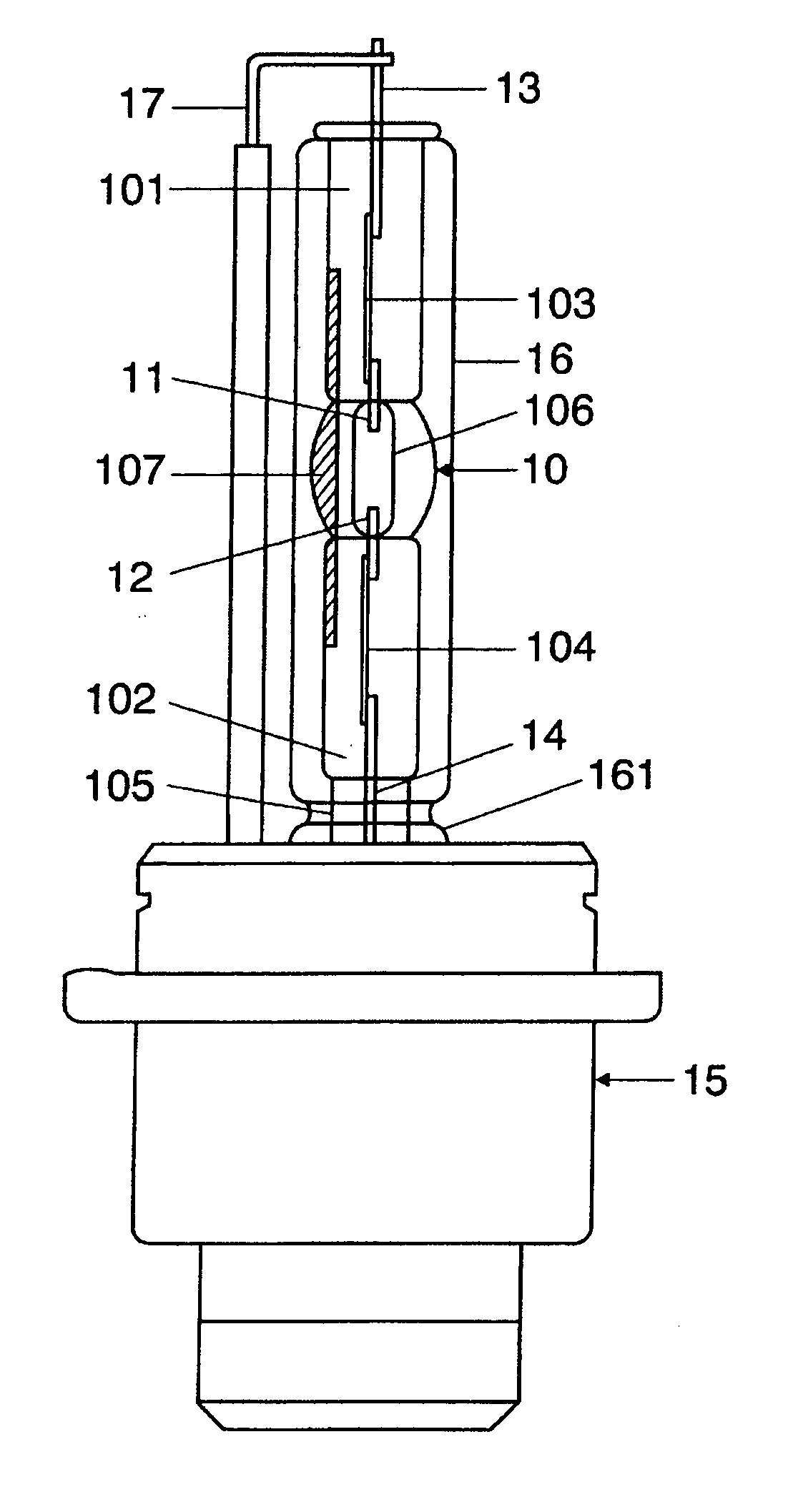 High-pressure discharge lamp