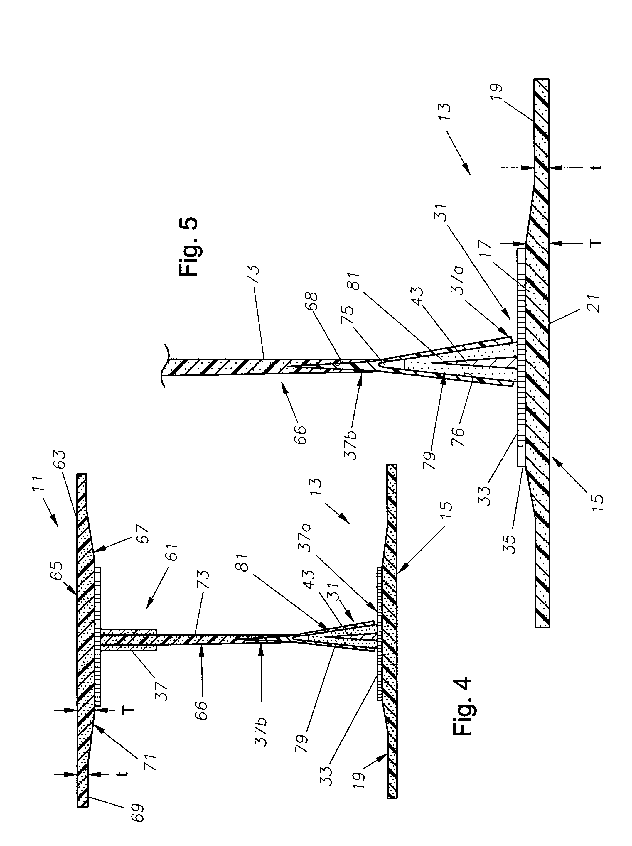 Apparatus, system, and method of joining structural components with a tapered tension bond joint