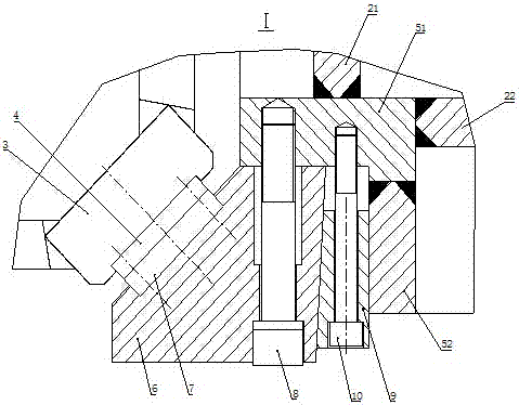 A method for installing guide components of a frame-type hydraulic press dedicated to hot-press forging of high-speed rail components