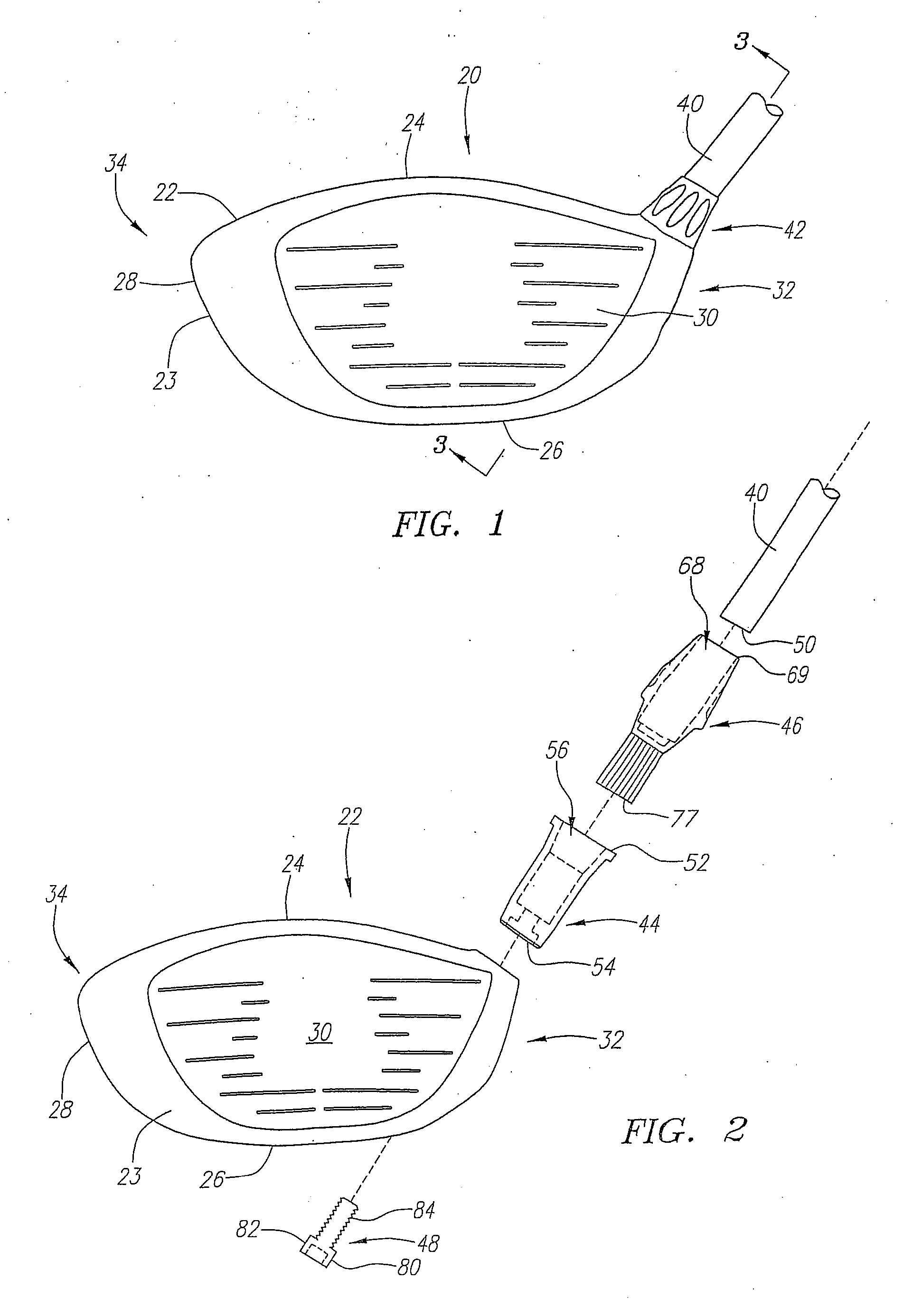 Iron-Type Golf Club with Interchangeable Head-Shaft Connection