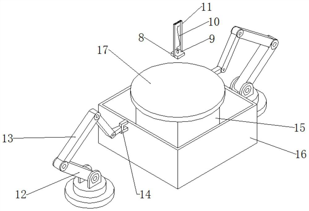 Large-diameter aluminum alloy ingot grain size inspection device and automatic inspection method