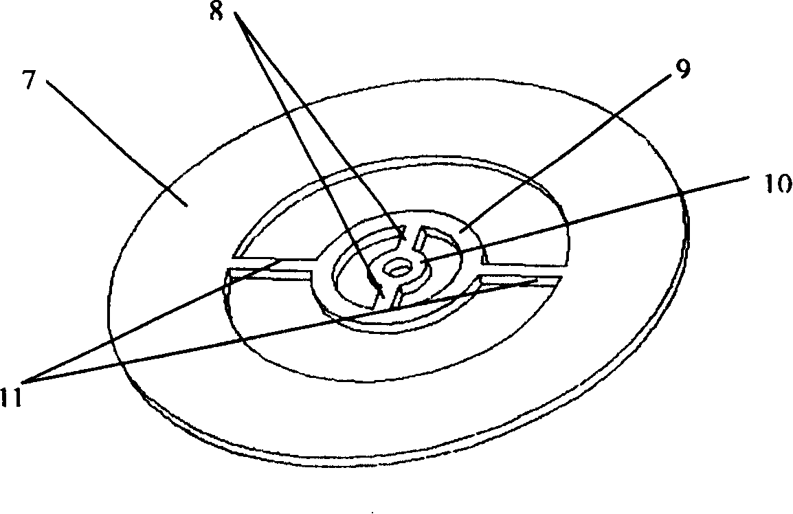 Flexible microgyrorotor and electromagnetic drive and dynamic tune