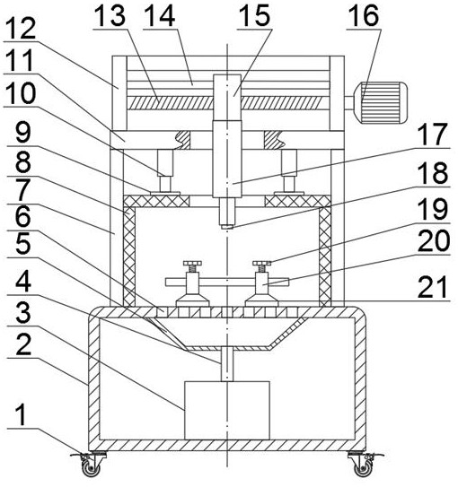 Hardness detection device for all-glass vacuum blank tube