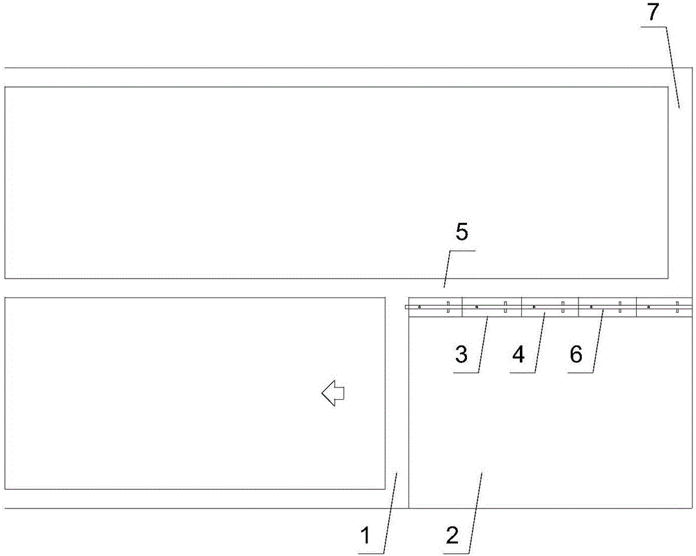 Gobside entry retention method without coal pillars for self-elimination of filling walls