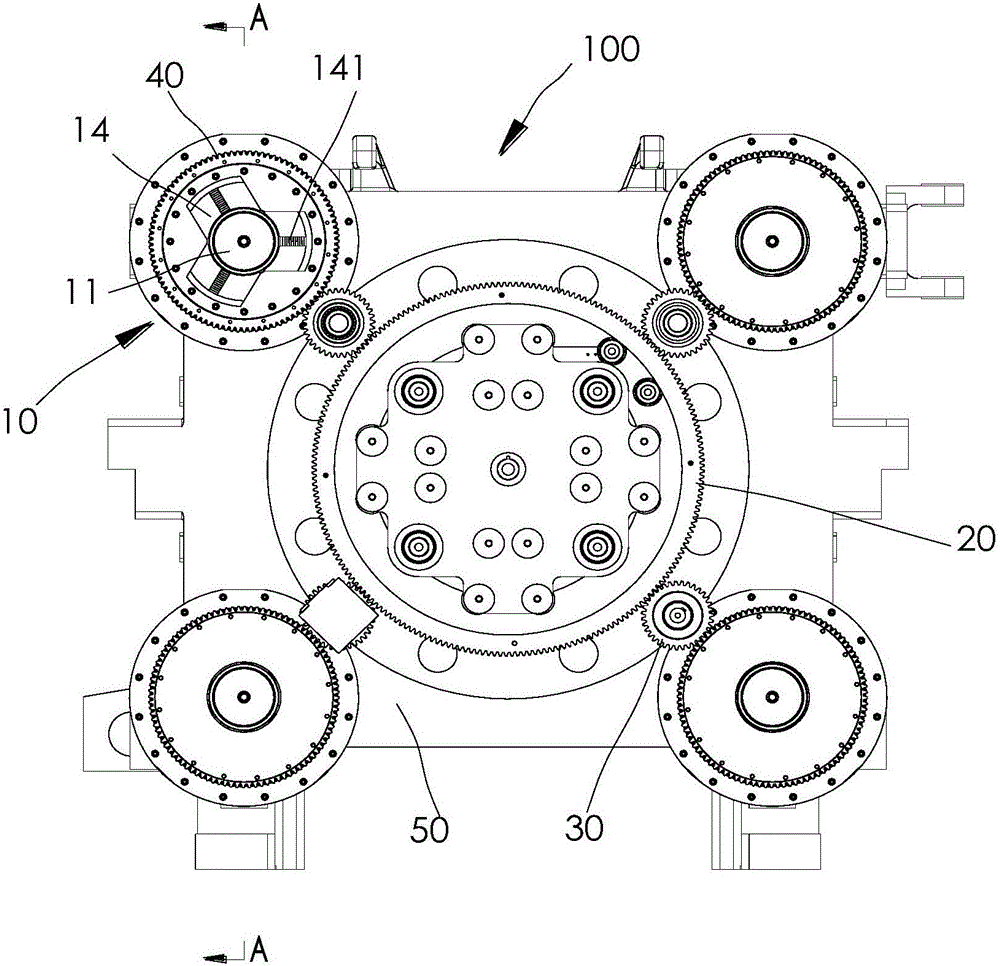 Pull rod locking device and clamping mechanism
