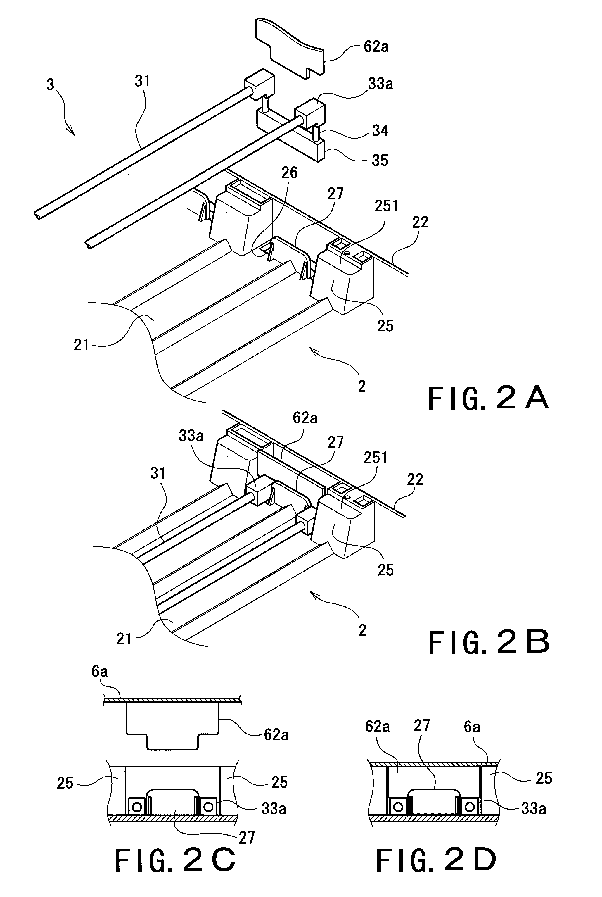 Support Structure for a Light Source, a Backlight Unit for a Display Device Having the Support Structure, and a Display Device
