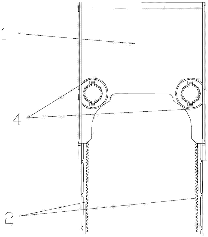 Automatic pop-up device for cup stand of business desk in automobile