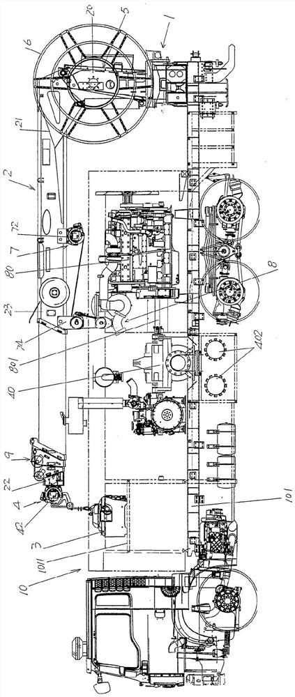 Automatic water diversion fire truck