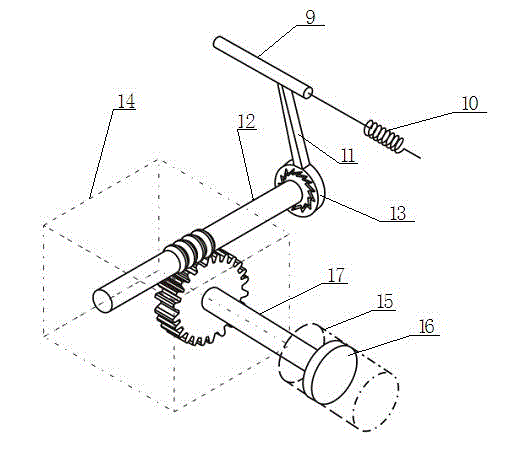 Lubricating-grease automatic filling device for bearing