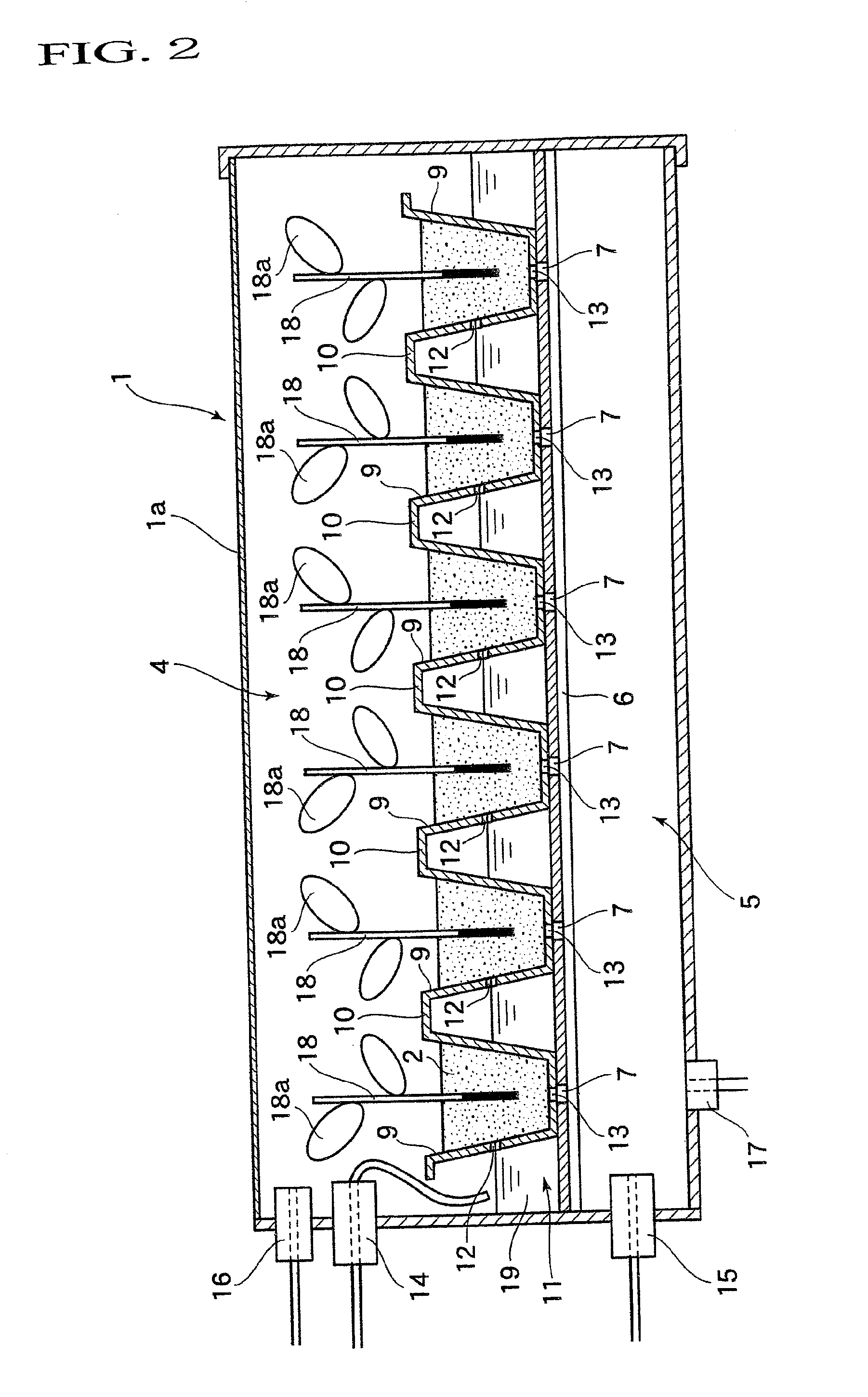 Container for culture of plant, method for culture of plant and method of production of cutting seedling