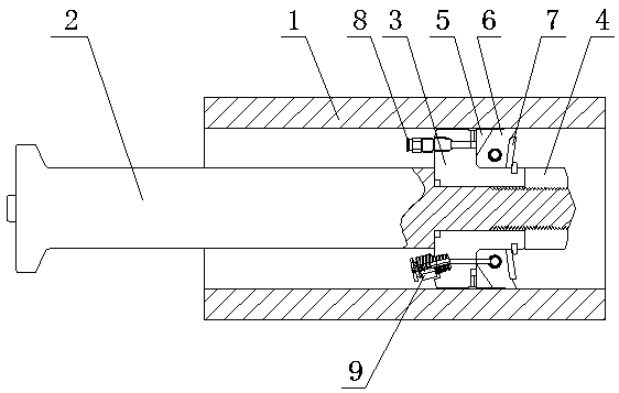 Piston assembly realizing adjustable diameter through grease injection