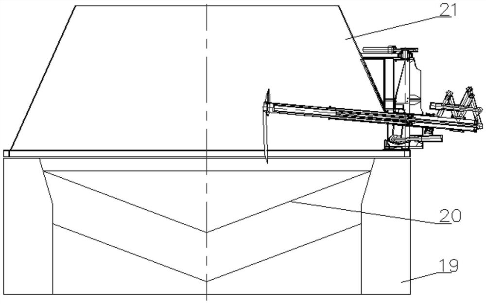 A vertical sintering machine operating manipulator and its use method