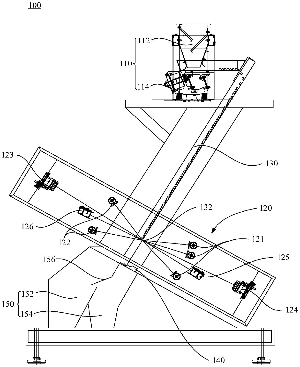 Unhulled rice sorting device and equipment