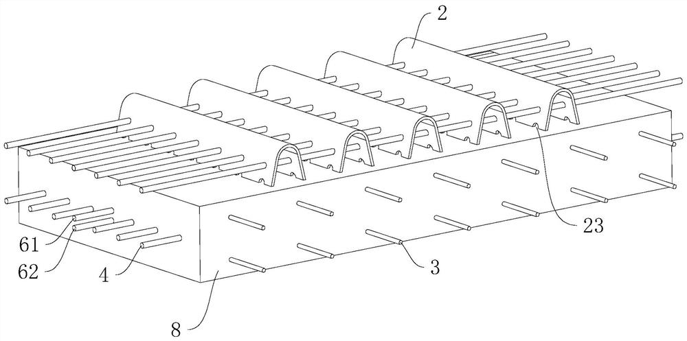 An environmentally friendly concrete prefabricated slab structure and its construction method