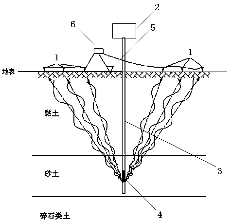 Imaging system and imaging method for well earthquake using hammer head of down-hole hammer as focus