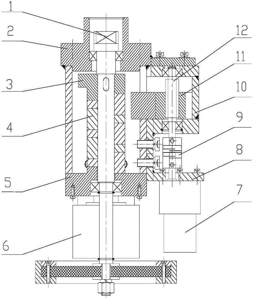 Baffle-ring-type vehicle line-control steering-wheel device