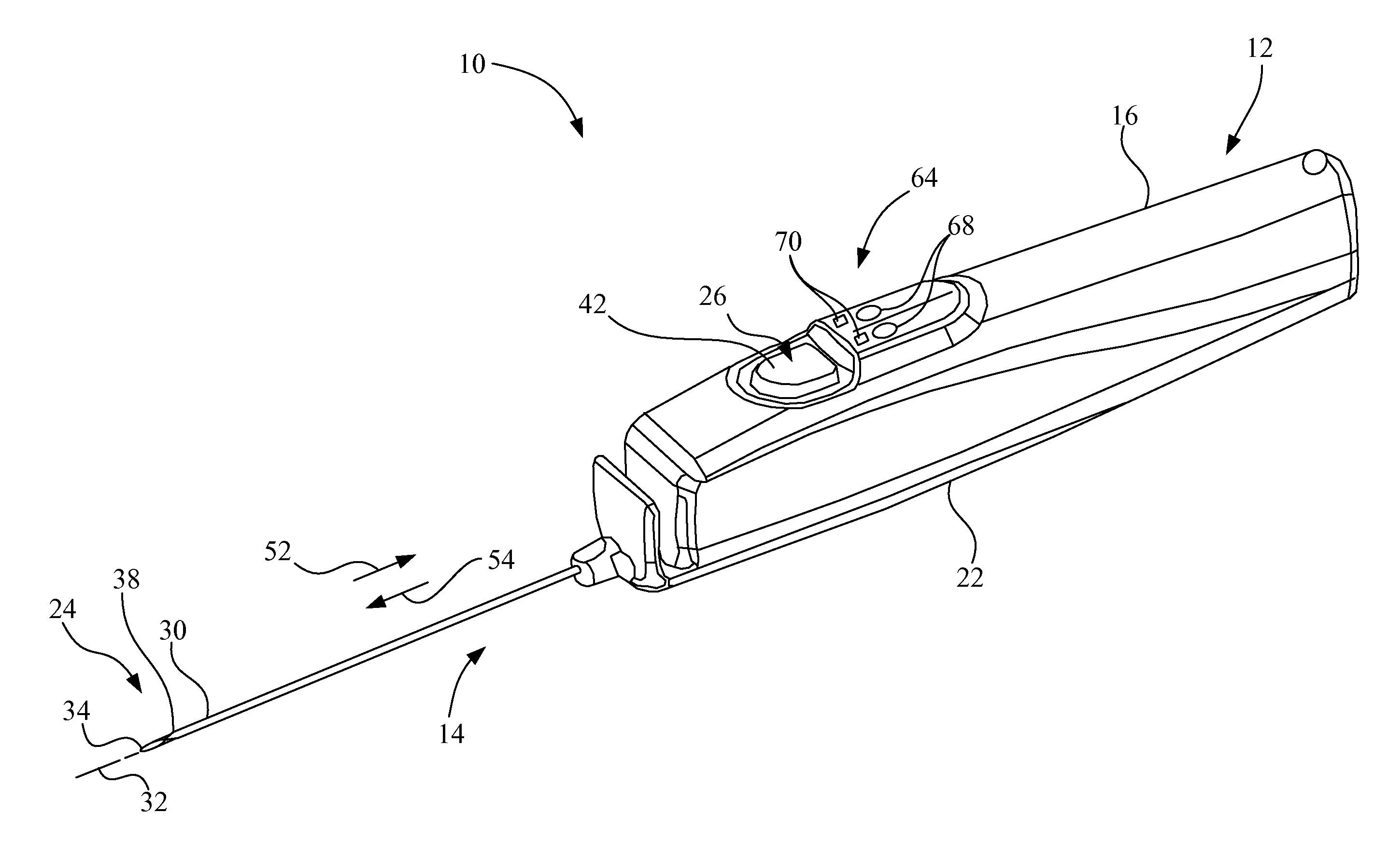 Biopsy system with infrared communications