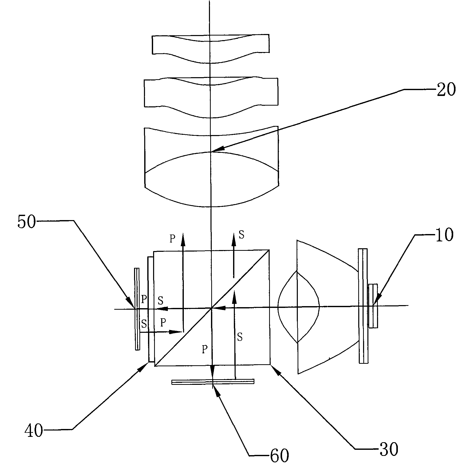 Three-dimensional projection system