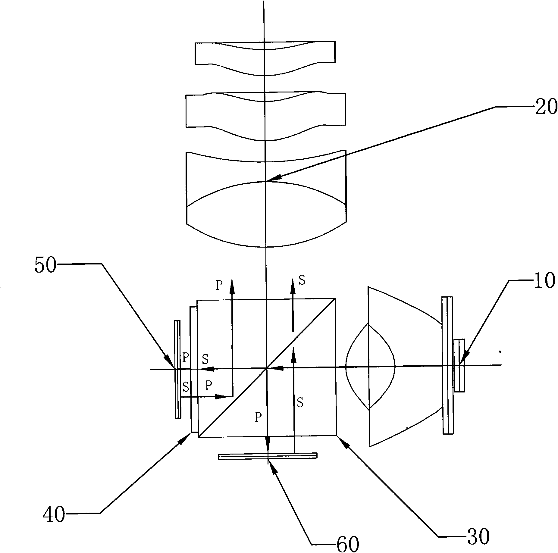 Three-dimensional projection system