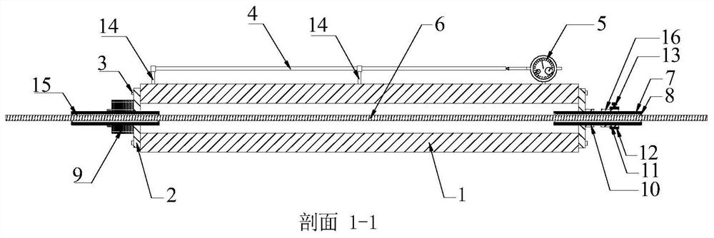 Device and method for measuring stress relaxation of fiber reinforced composite rib