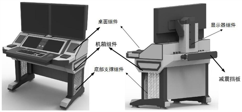 High-reliability marine comprehensive management decision display and control console