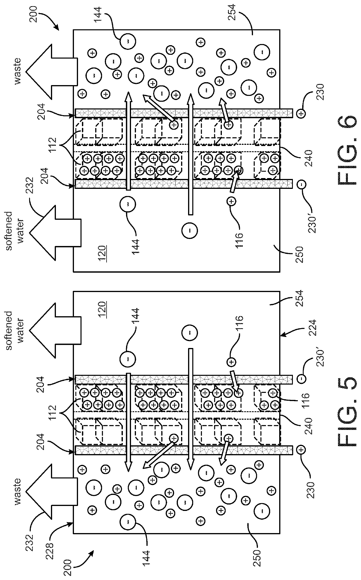 Intercalation-Based Materials and Processes for Softening Water