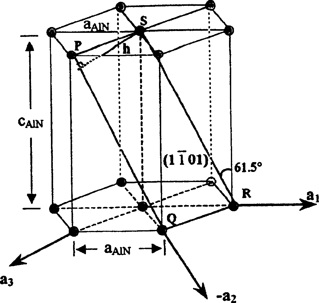 Aluminium nitride monocrystal film and method of preparing the same