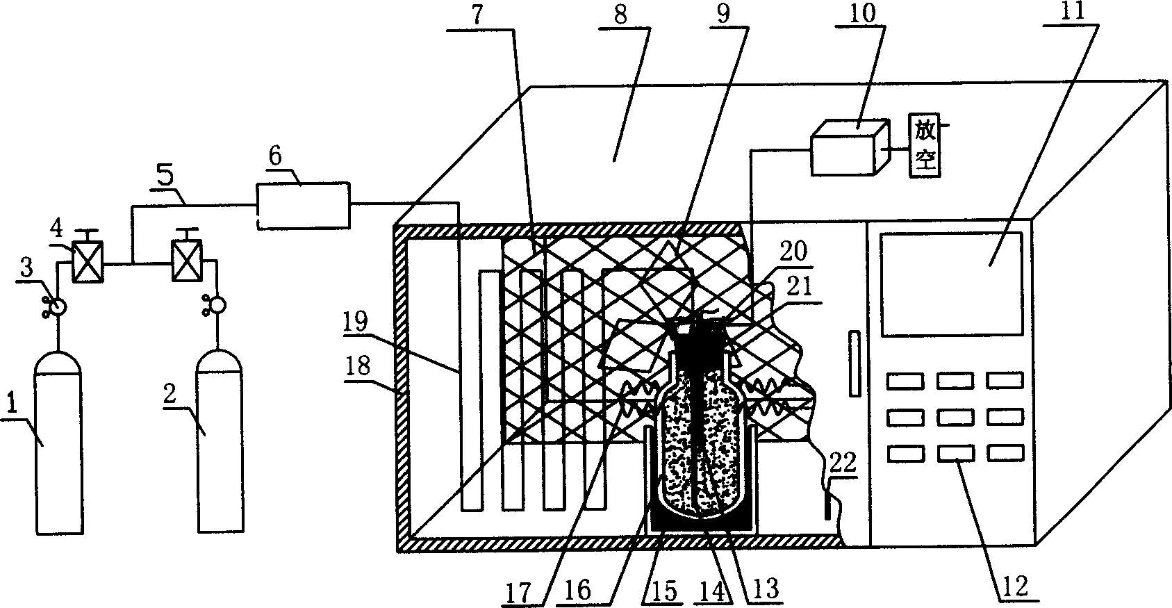 Thermal insulation testing process and apparatus for simulating coal spontaneous combustion procedure