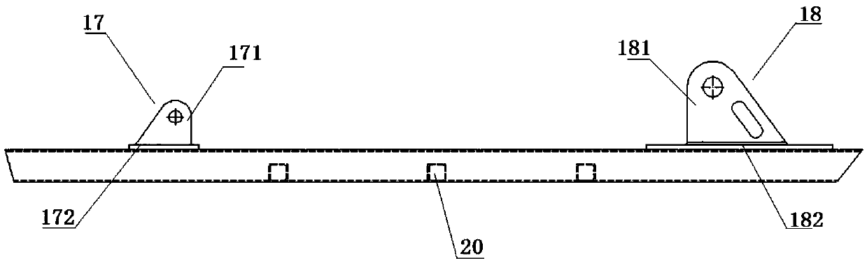 Welding positioning device for connecting seat