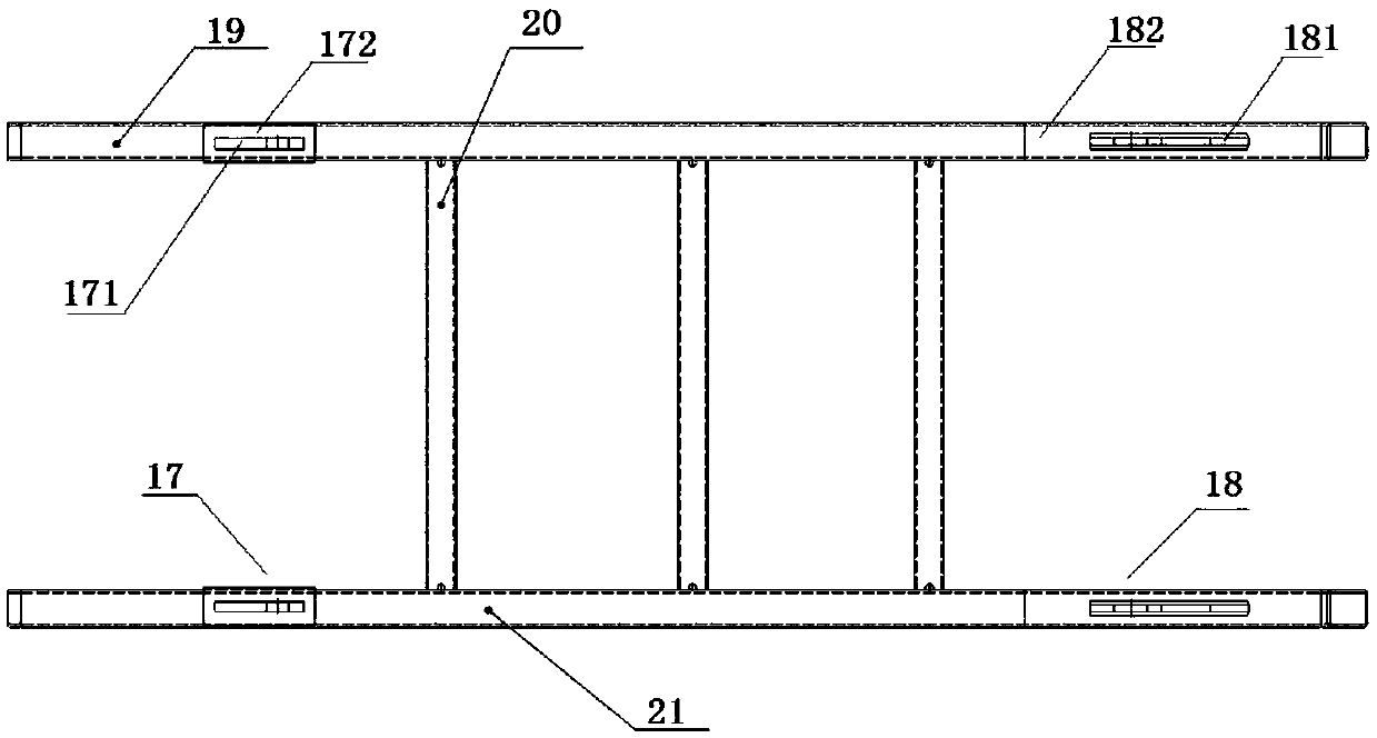 Welding positioning device for connecting seat