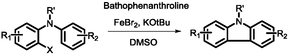 A kind of synthetic method of n-substituted carbazole