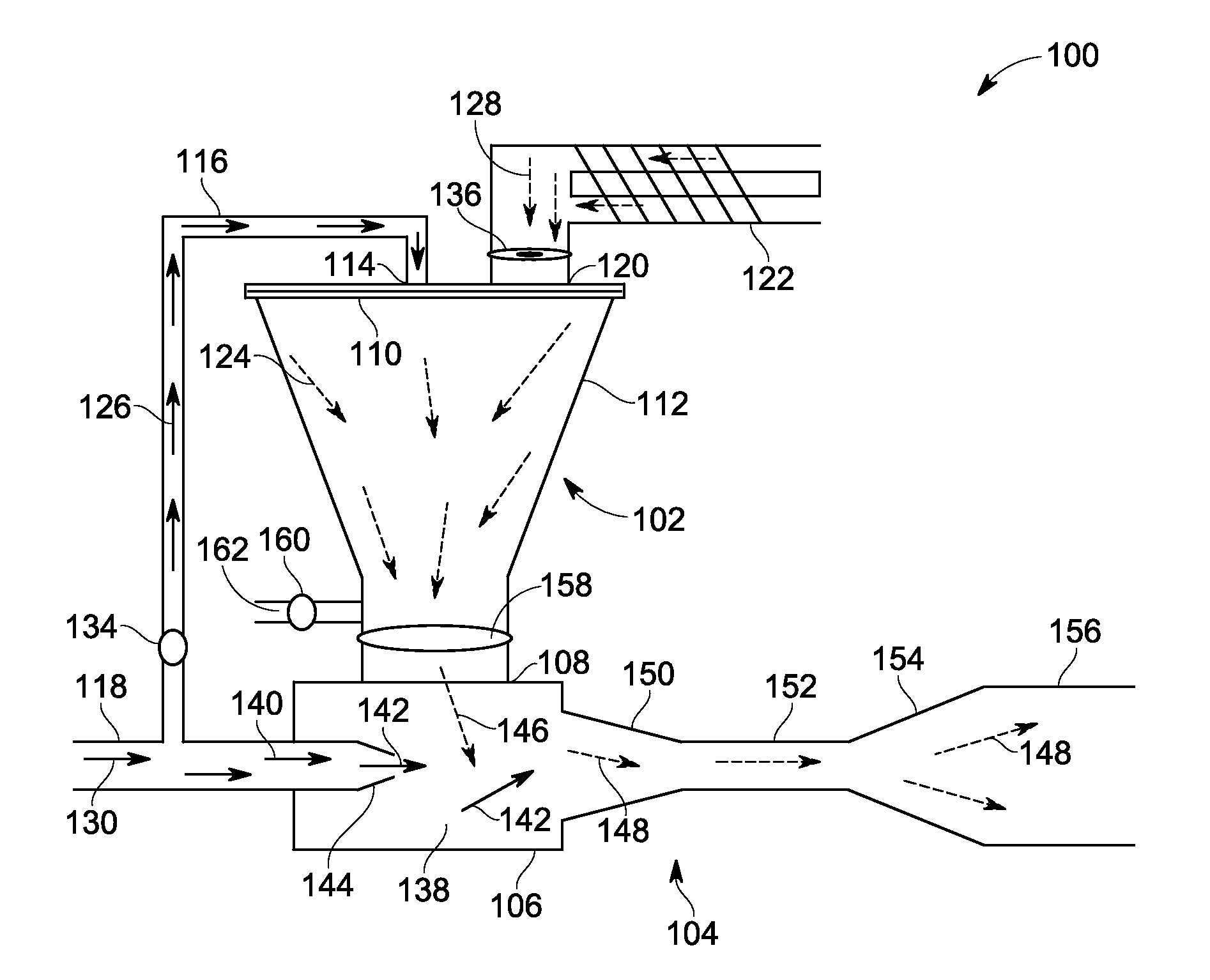 Apparatus and method of delivering a fluid using a non-mechanical eductor pump and lock hopper