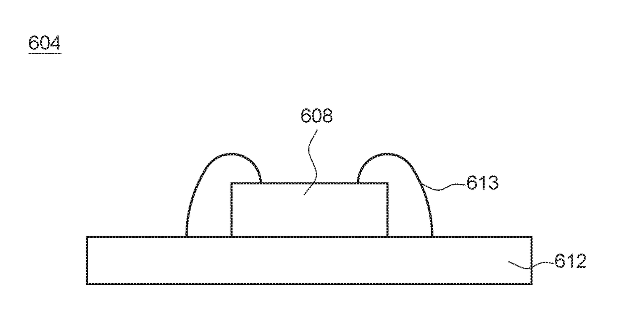 Light emitting diode chip scale packaging structure