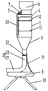 Fabricated type building automatic grouting equipment and method
