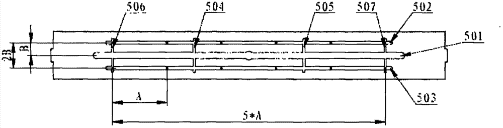 Ion source uniform air supply structure device