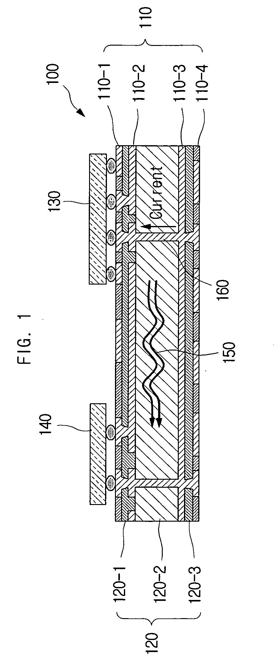 Electromagnetic bandgap structure, printed circuit board comprising this and method thereof