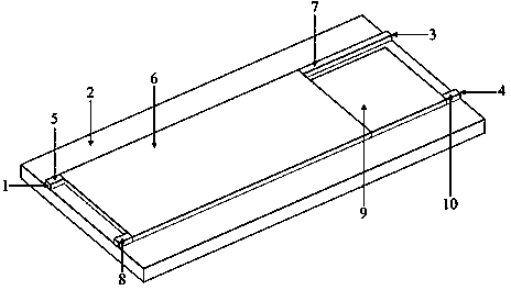 Stretcher-like terahertz wave polarization beam splitter