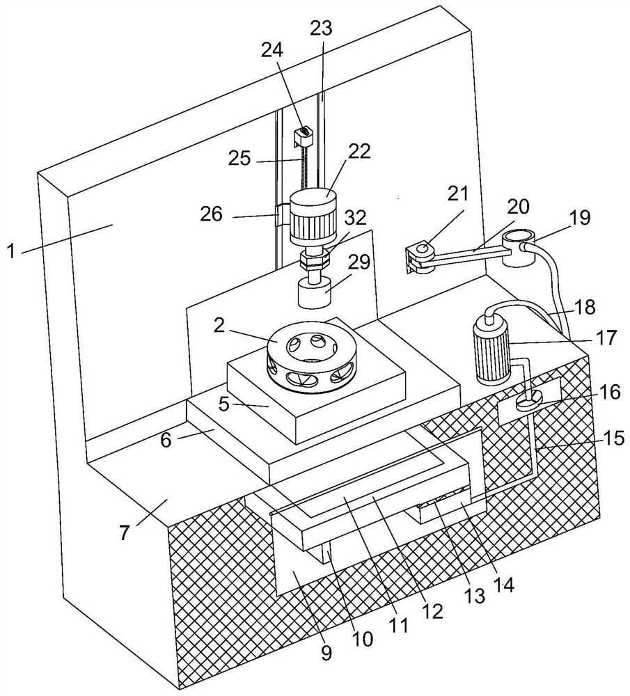 Single-drive efficient high-precision magneto-rheological polishing machine for outer surface of ceramic tube