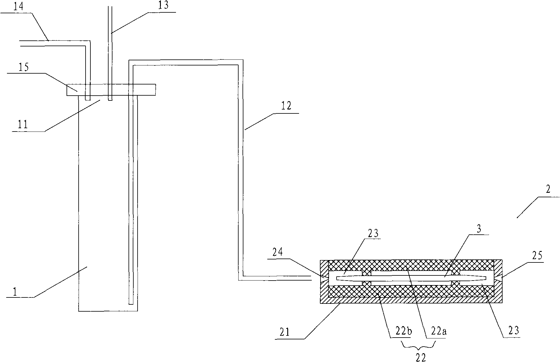 Perfusion method and device of protection glue for chip insulation