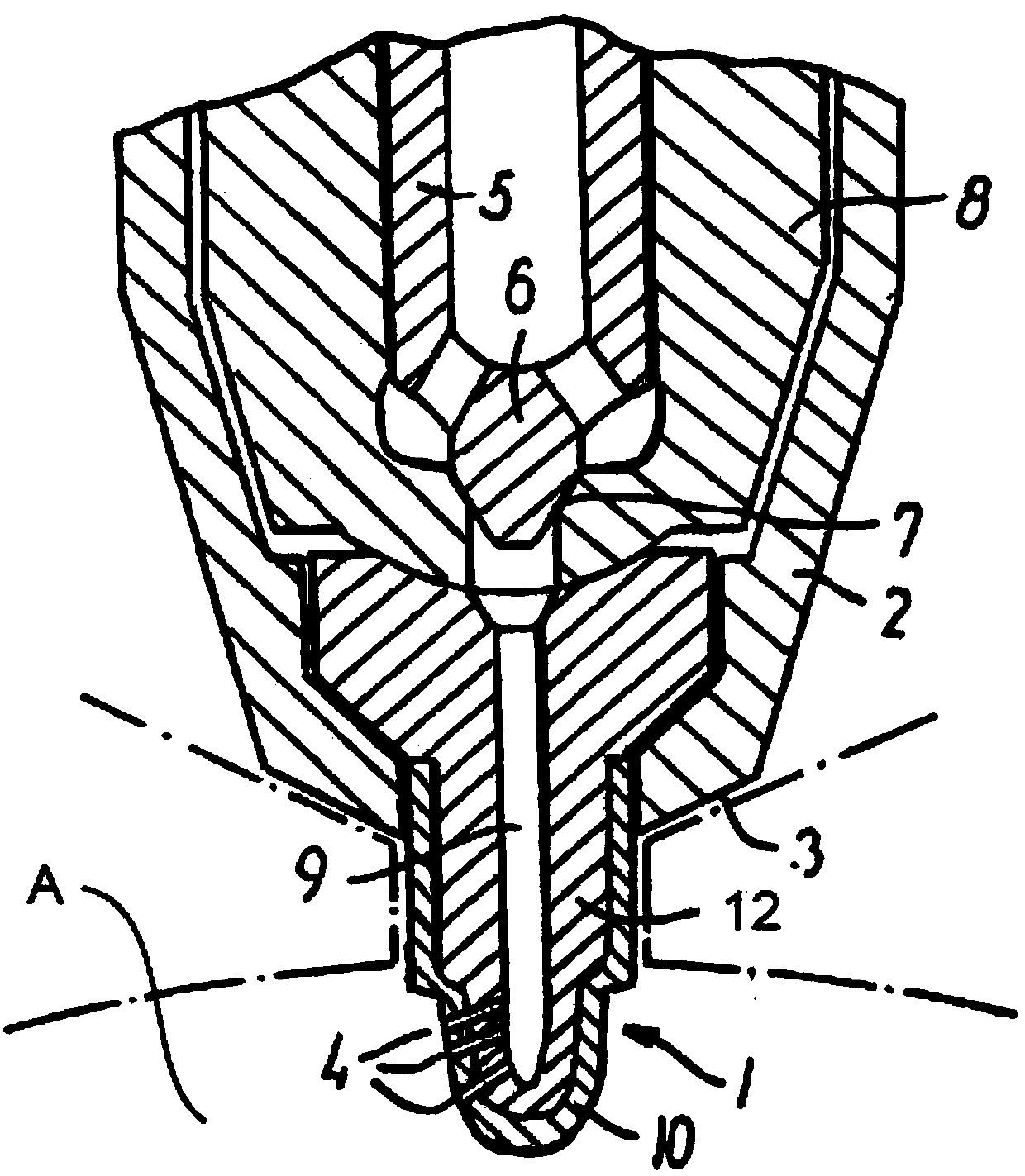 Four stroke injection valve