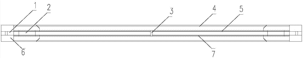 Steel channel sleeve restraining linear pure steel buckling restrained brace and manufacturing method thereof