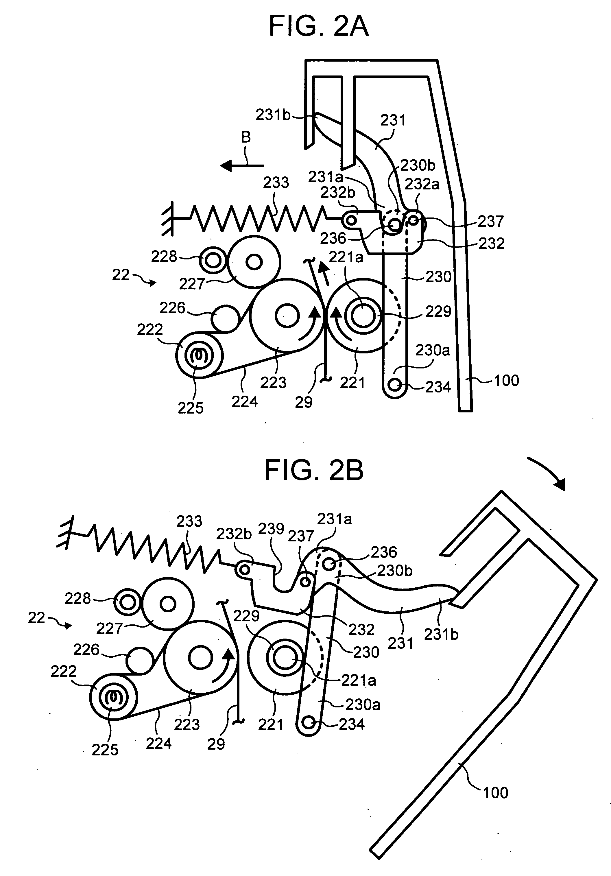 Apparatus for image forming capable of applying a high fixing-nip pressure easily releasable when a recording sheet is stuck in a fixing mechanism