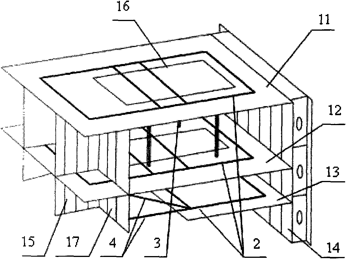 Method for assembling and lifting engine room section