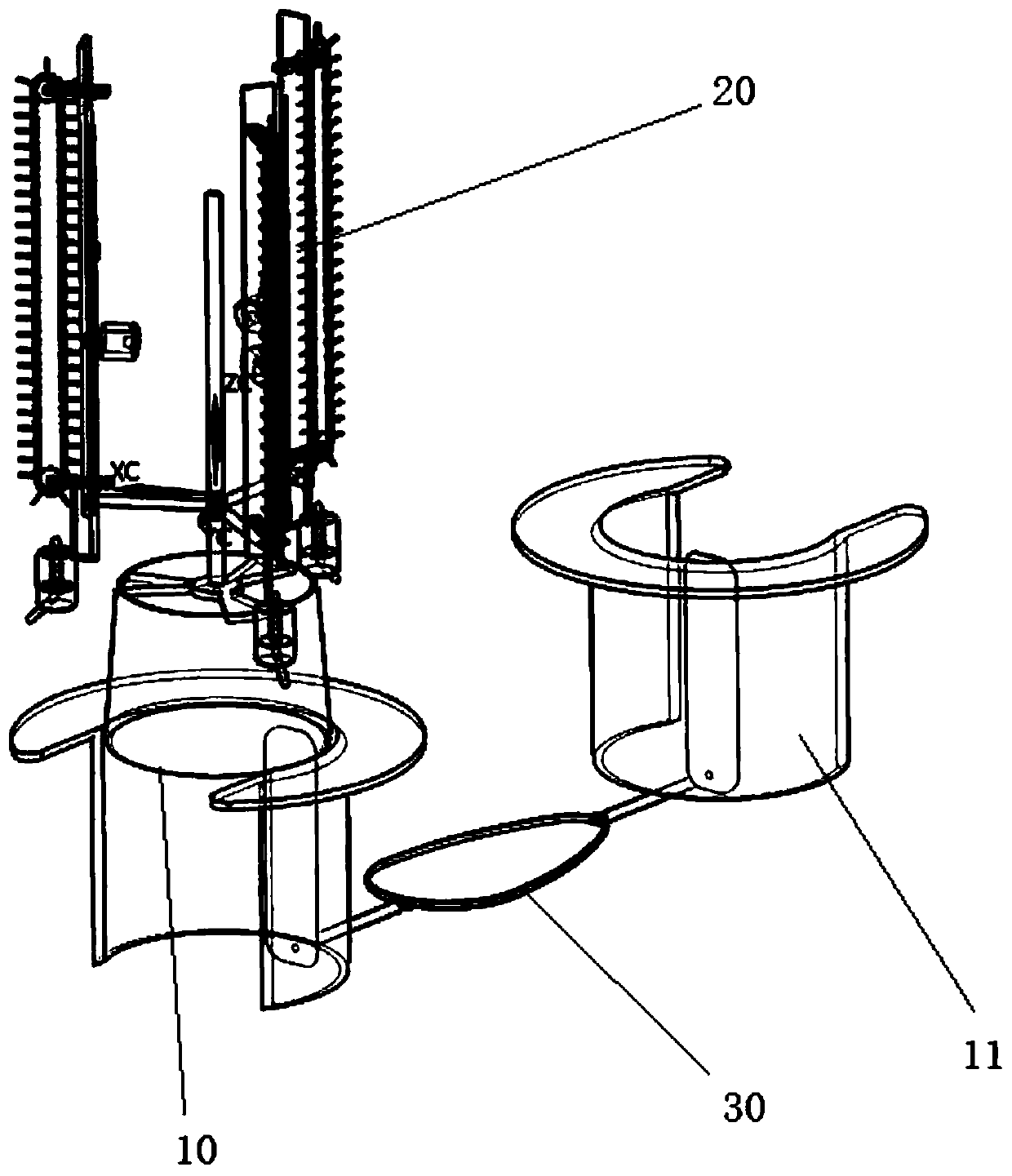 Improved agricultural cutter-rower and chain type bundling machine based on agricultural cutter-rower