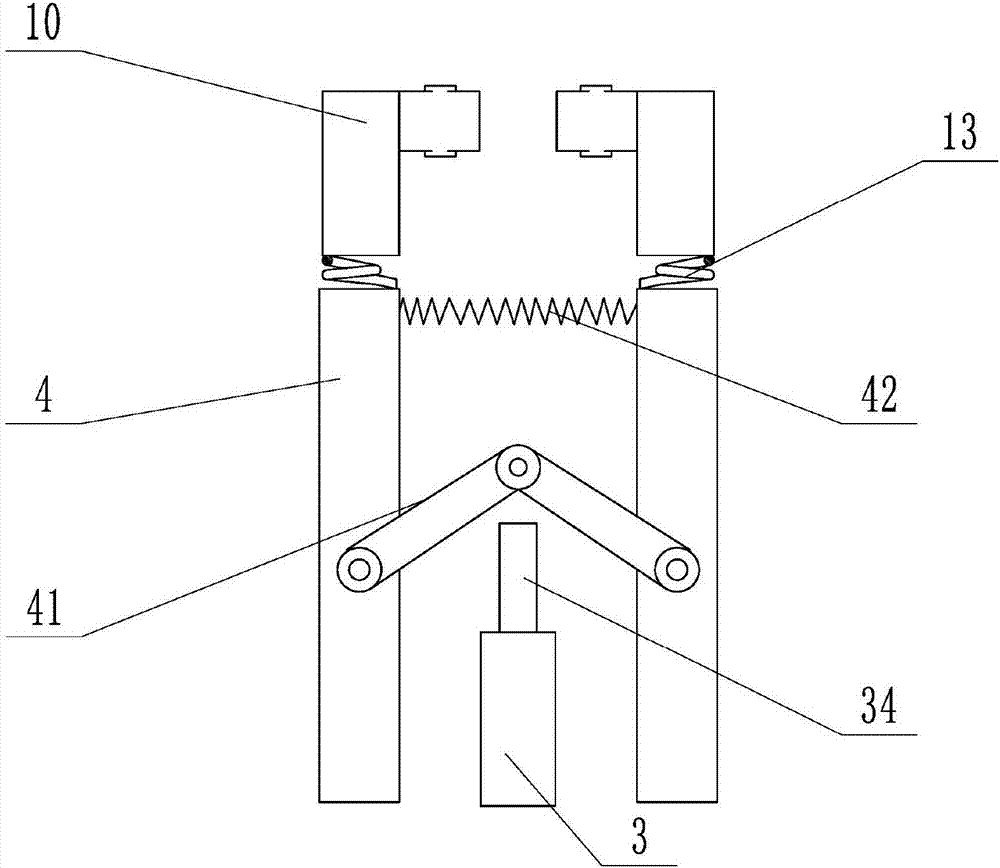 Gear shaping clamp for flange of transmission