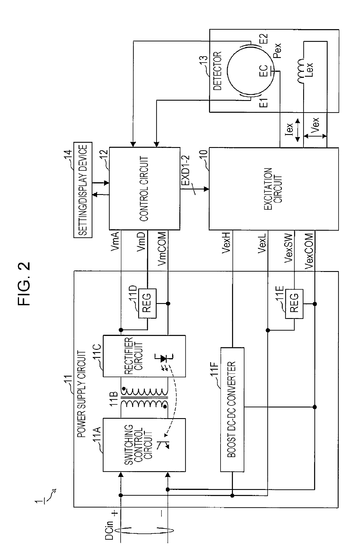 Excitation circuit for electromagnetic flowmeter, and electromagnetic flowmeter