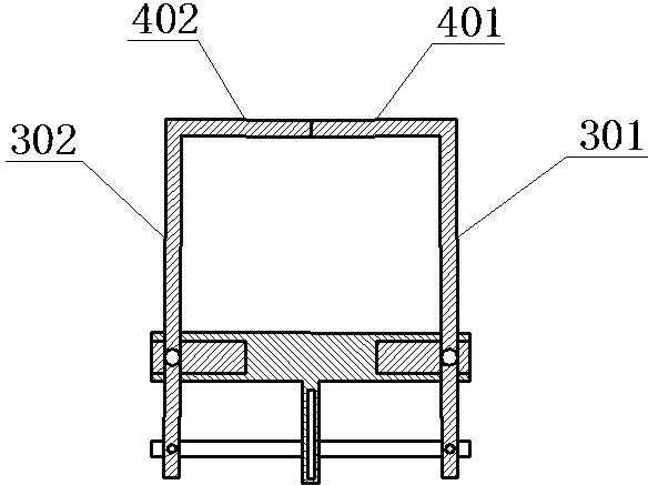Sliding deformation and wide-opening type cleaning device
