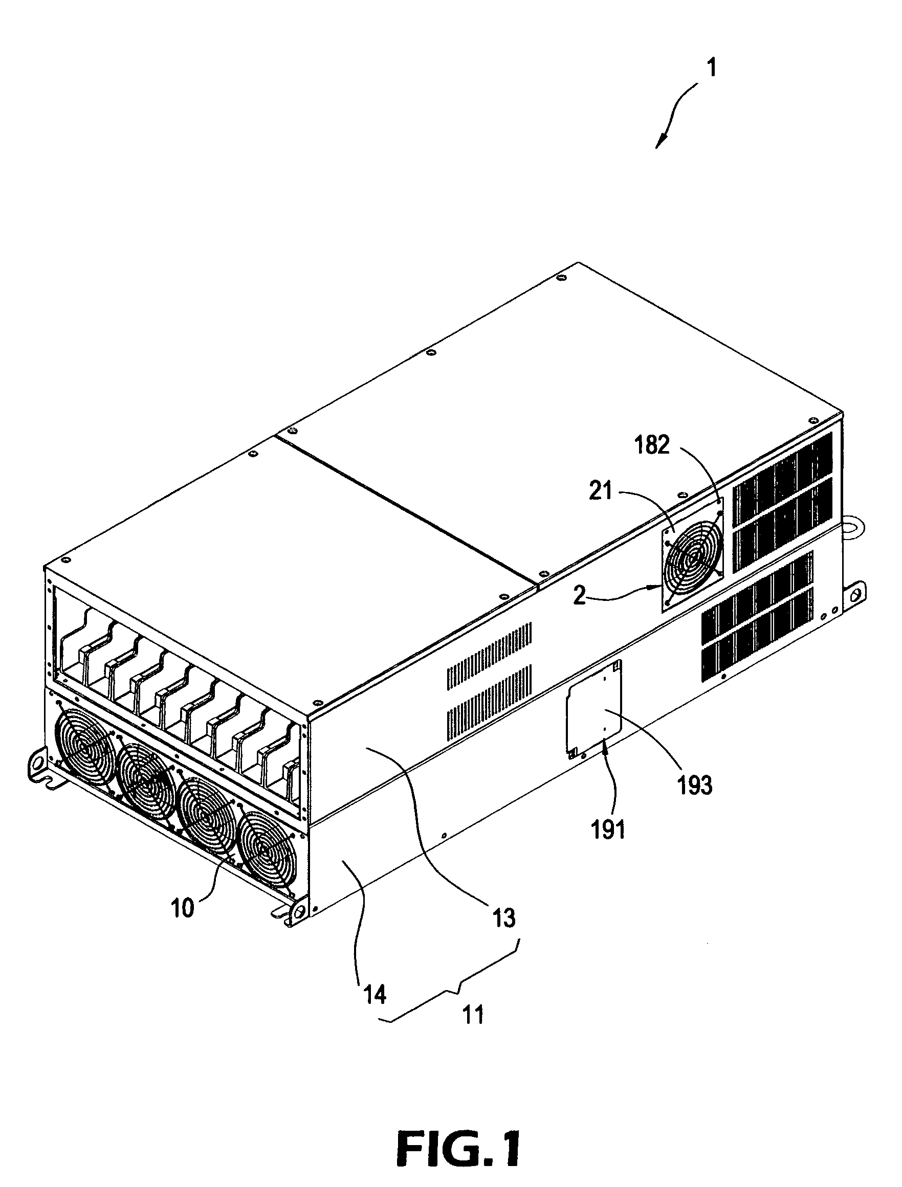 Fan control device for frequency converter